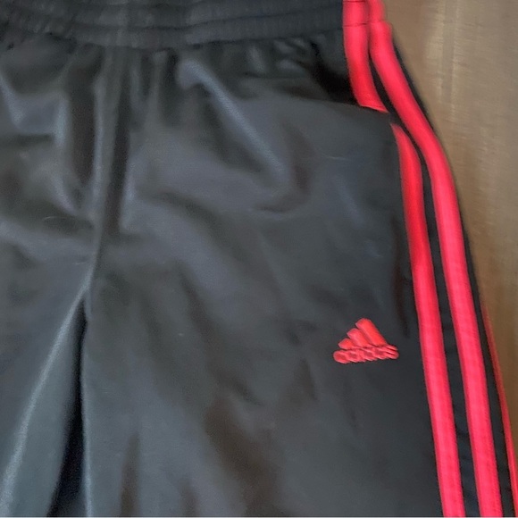 adidas Black and Pink Sweatpants with Elastic Waistband - Picture 7 of 7